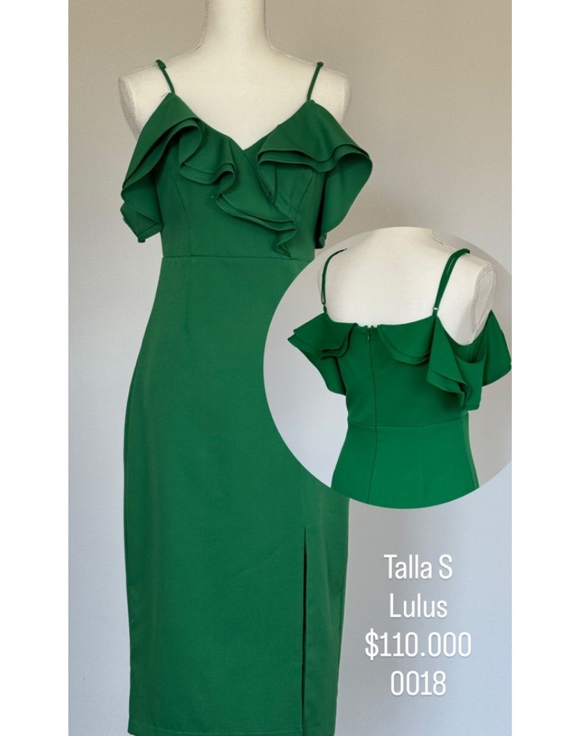 Vestido Lulus Color Verde