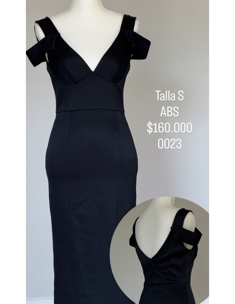 Vestido Abs Color Negro