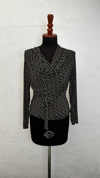 Blusa Manga 3/4 Silvia Fashion Color Estampado
