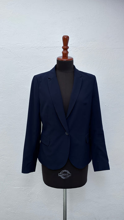 Blazer Stradivarious Color Azul Oscuro