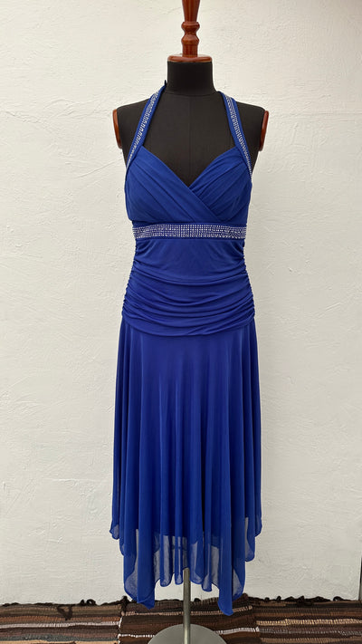 Vestido Largo Trixxe Color Azul Rey