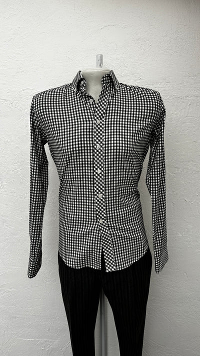 Camisa Cuadros Ben Sherman Color Blanco Y Negro