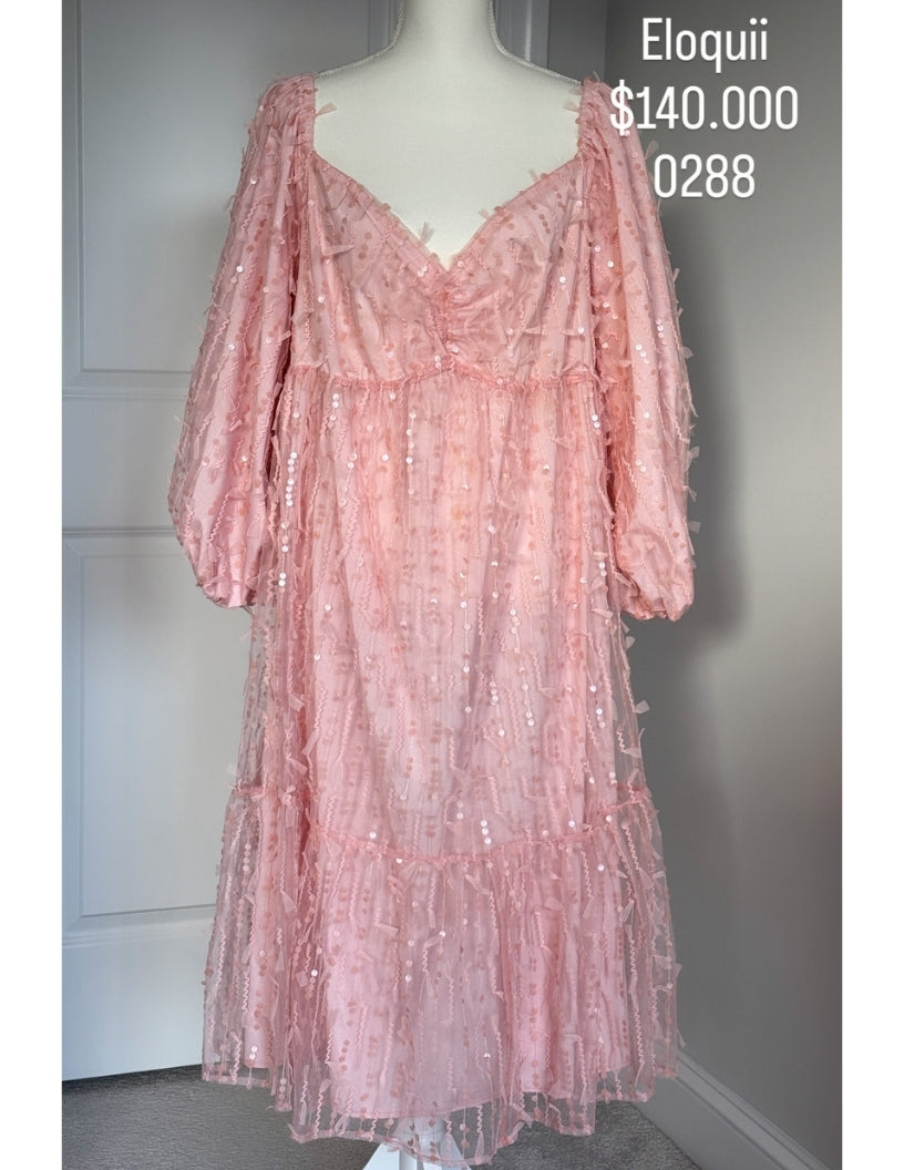 Vestido Eloquii Color Rosado
