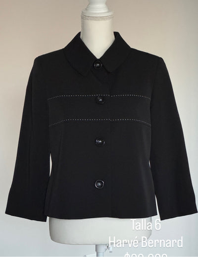 Chaqueta Harvé Benard Color Negro
