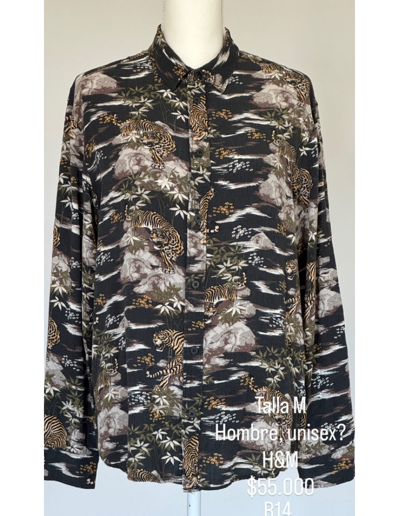 Camisa H&M Color Estampada