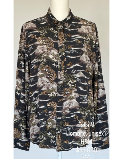 Camisa H&M Color Estampada