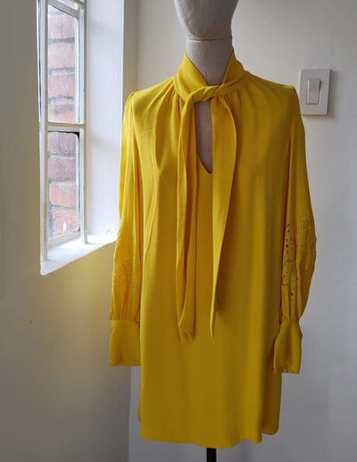 Vestido French Conection Color Amarillo