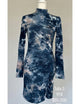 Vestido Yfb Color Azul Tye Dye
