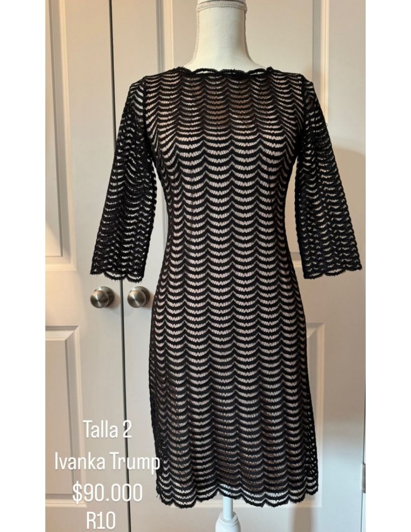 Vestido Ivanka Trump Color Negro