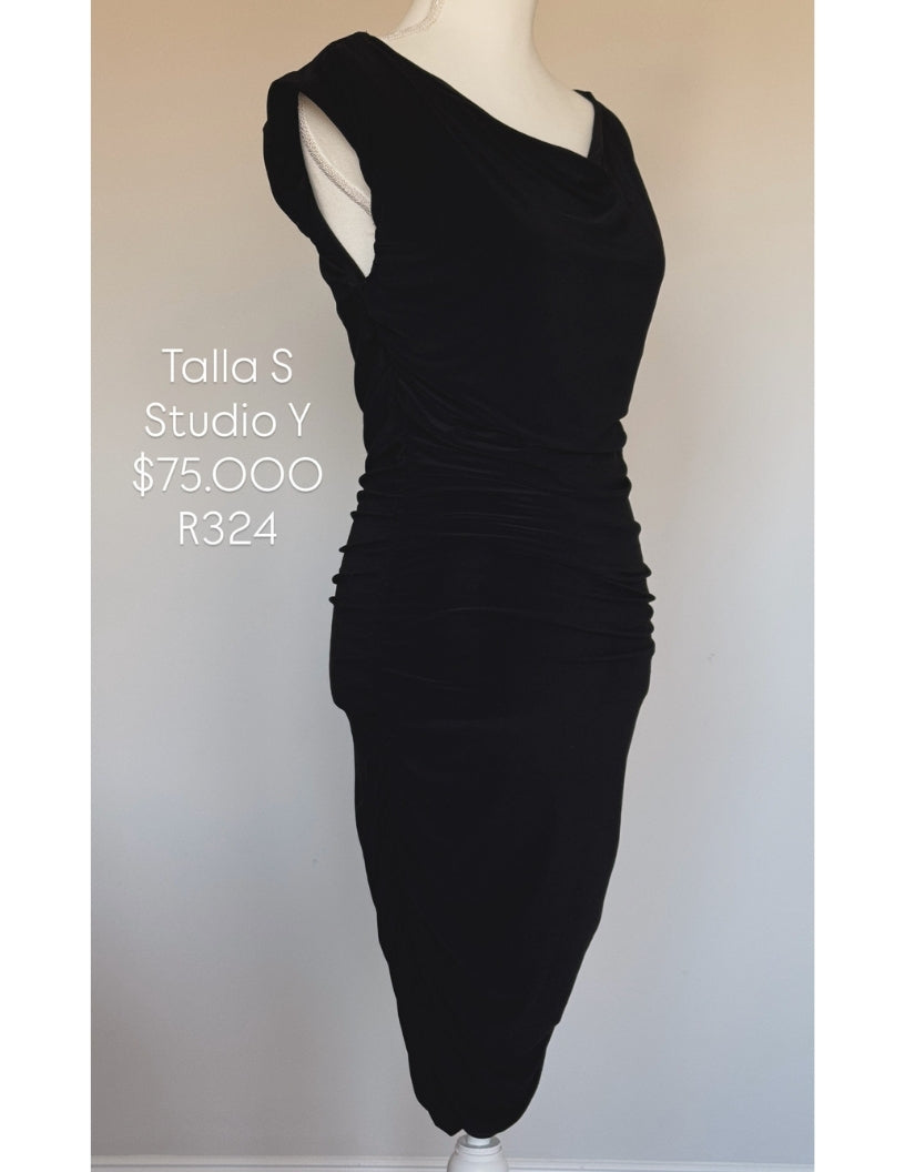 Vestido Studio Y Color Negro