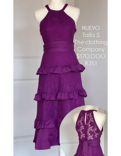 Vestido The Clothing Company Color Morado