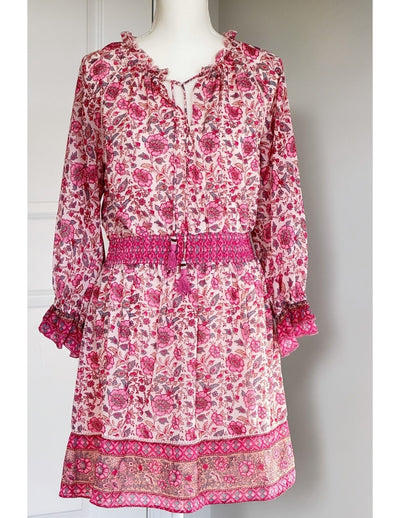 Vestido Love The Label Color Flores Rosadas