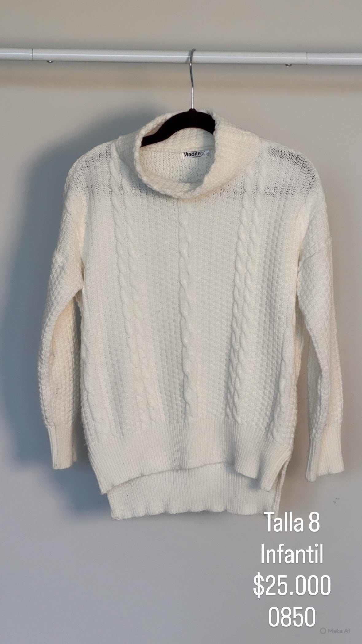 Saco Masditex Color Blanco