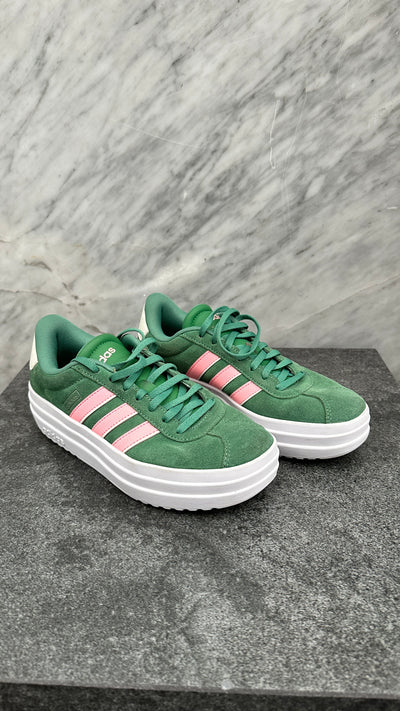 Tenis Adidas Color Verde Rosa