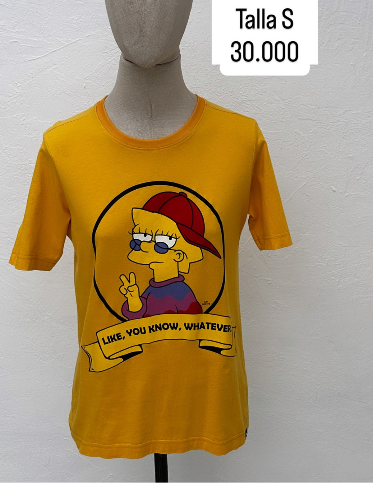 Camiseta The Simpsons Color Amarillo