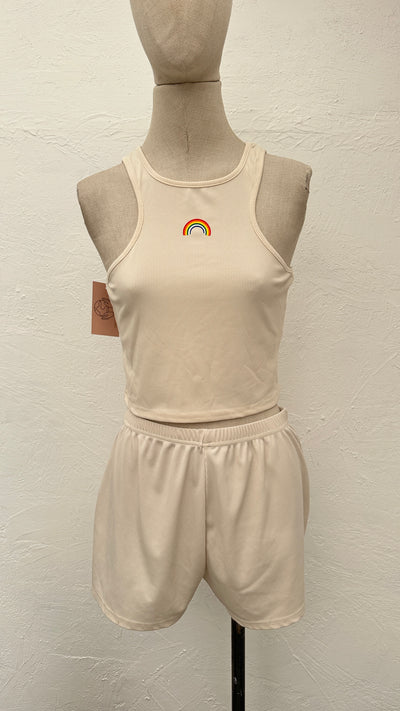 Conjunto Sin Marca Color Beige