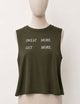 Crop Top Lovers Of Hyoumanity Color Verde Oliva