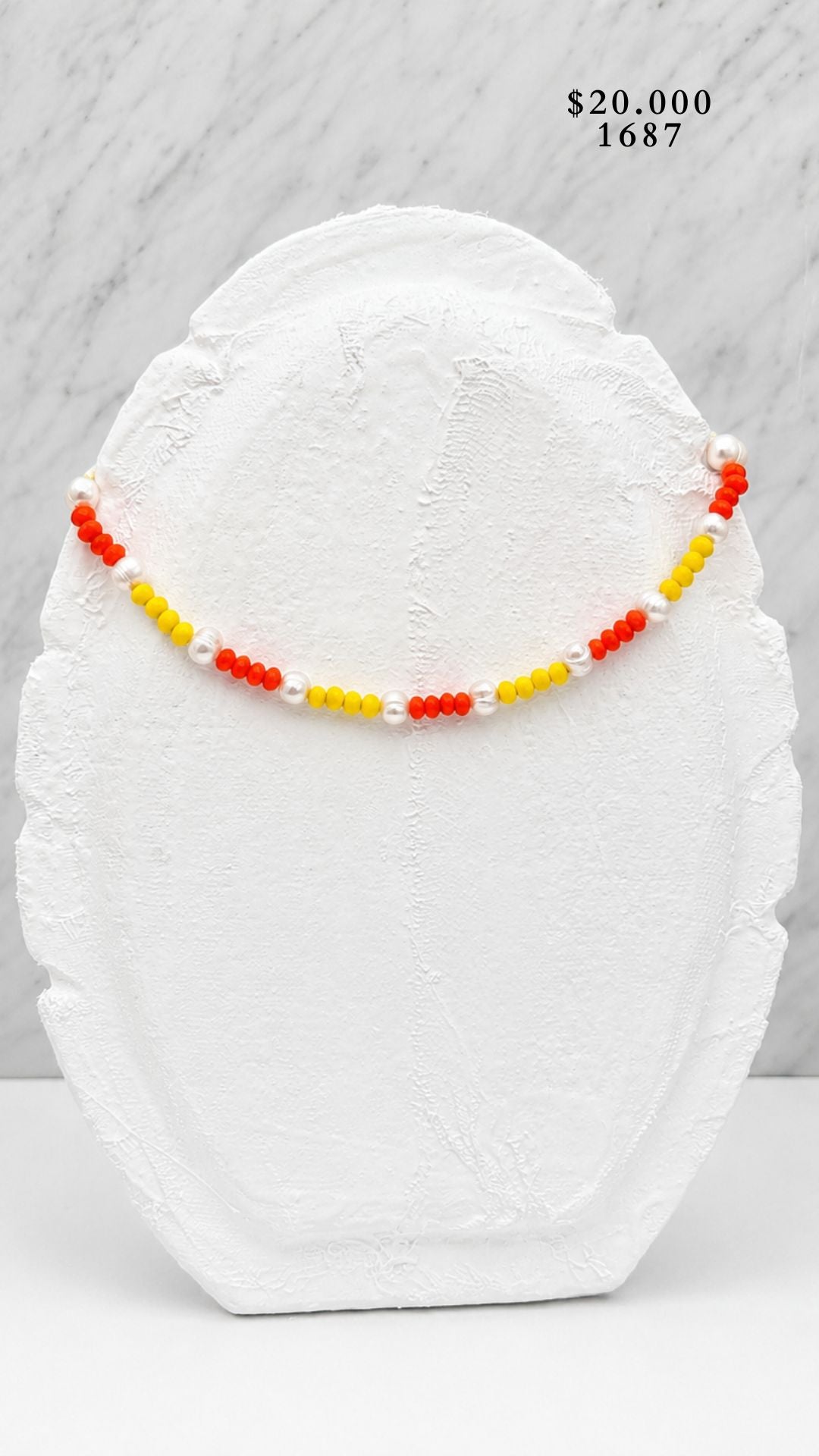 Collar Ad Color Naranja/Amarillo