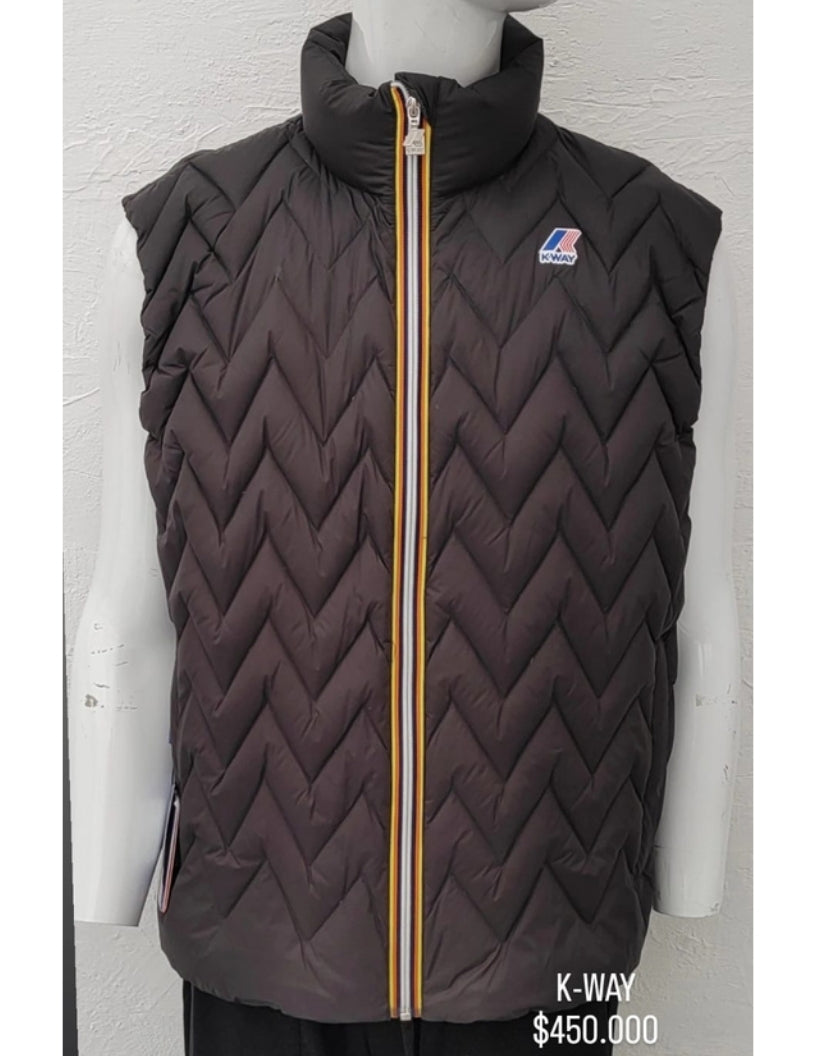 Chaleco K-Way Color Negro