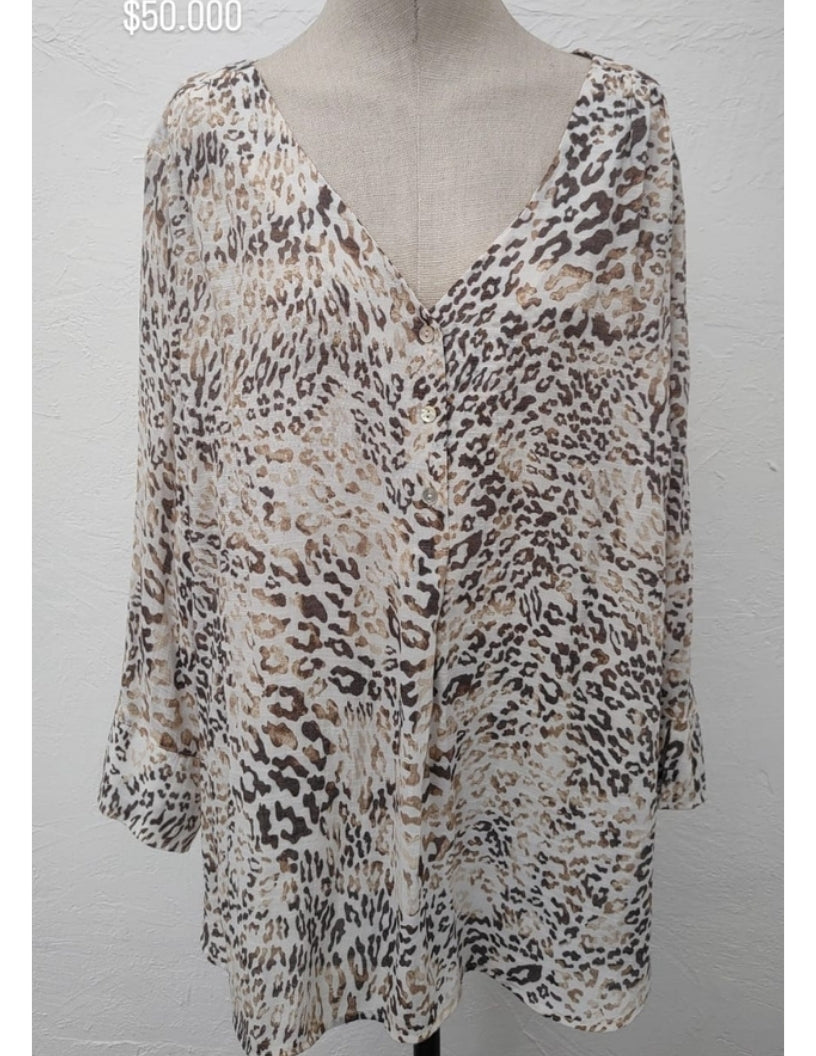 Blusa Na Color Estampado Animal Print