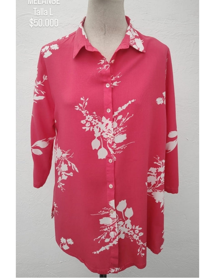 Camisa Melange Color Estampado