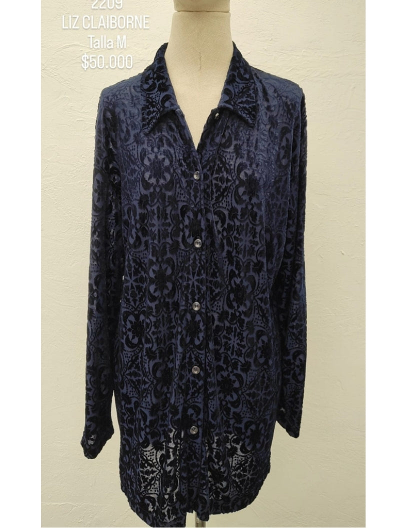 Camison Lizclaiborne Color Azul