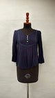 Blusa Silver Wishes Color Azul Oscuro