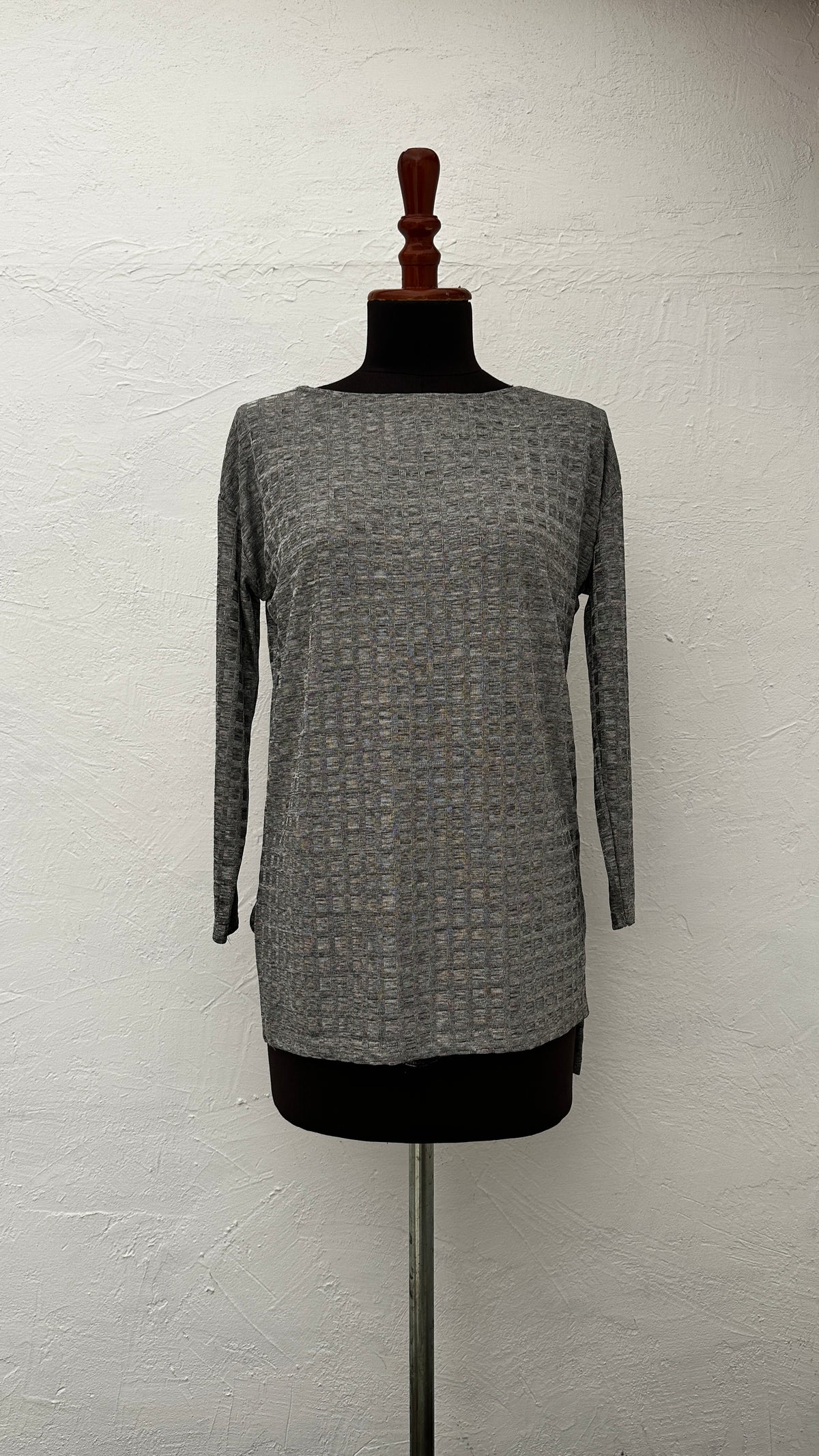 Blusa Zara W&B Color Gris