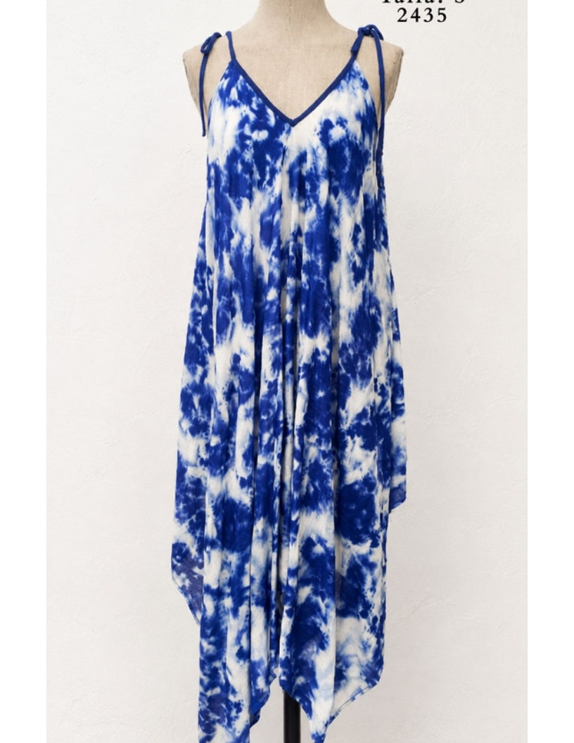 Vestido N/A Color Azul Tie Die