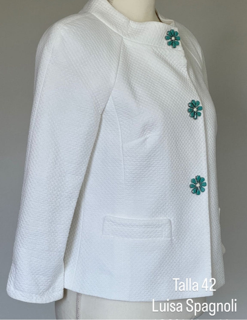Chaqueta Luisa Spagnoli Color Blanco