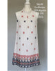 Vestido Eva Mendes Color Crema Bordado