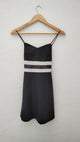 Vestido Corto Mujercita 2000 Color Negro Y Blanco