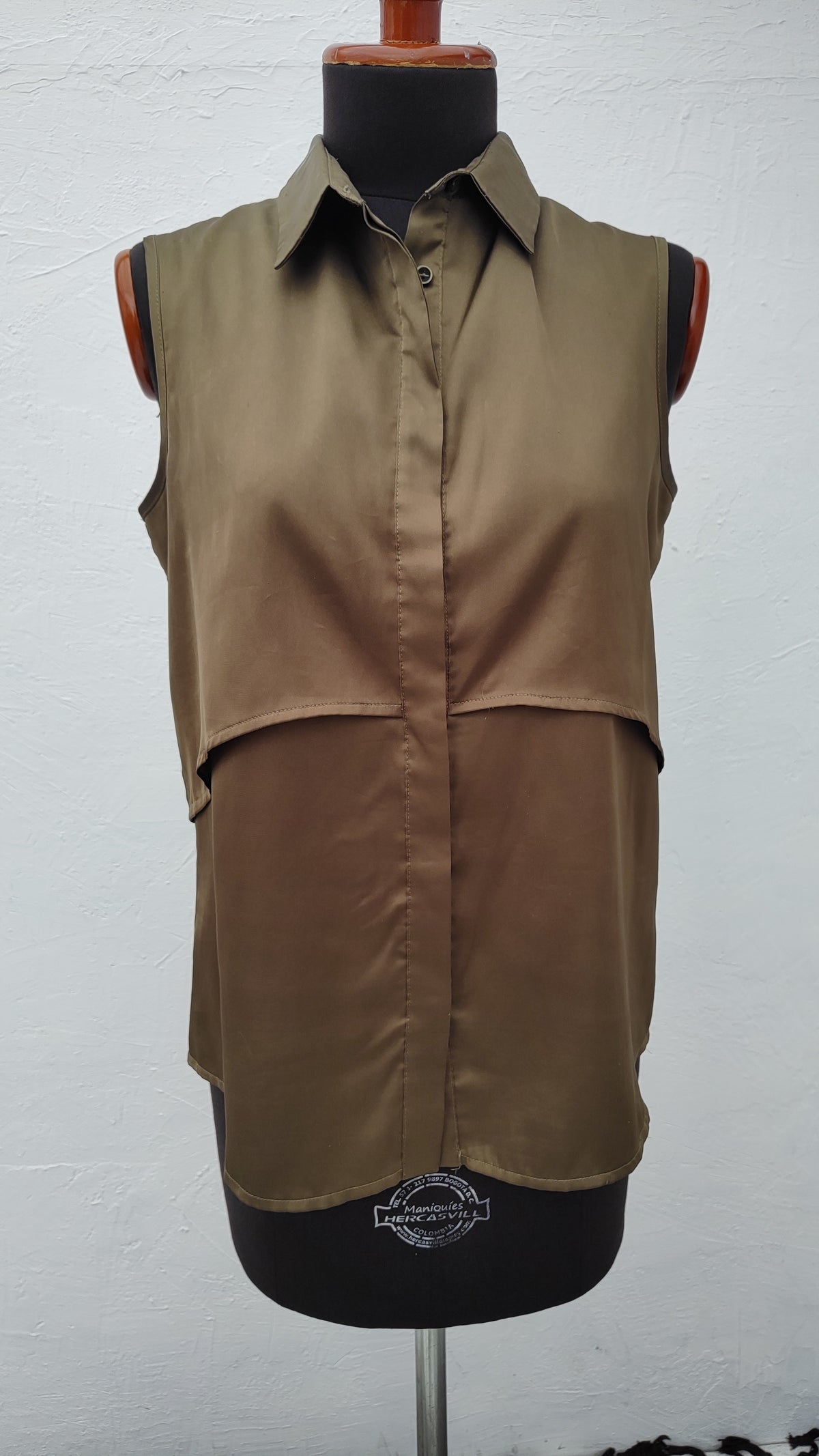 Blusa Sevenseven Color Verde Oliva