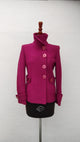 Chaqueta Doble A Color Fucsia