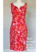 Vestido Adriana Pepell Color Naranja Flores