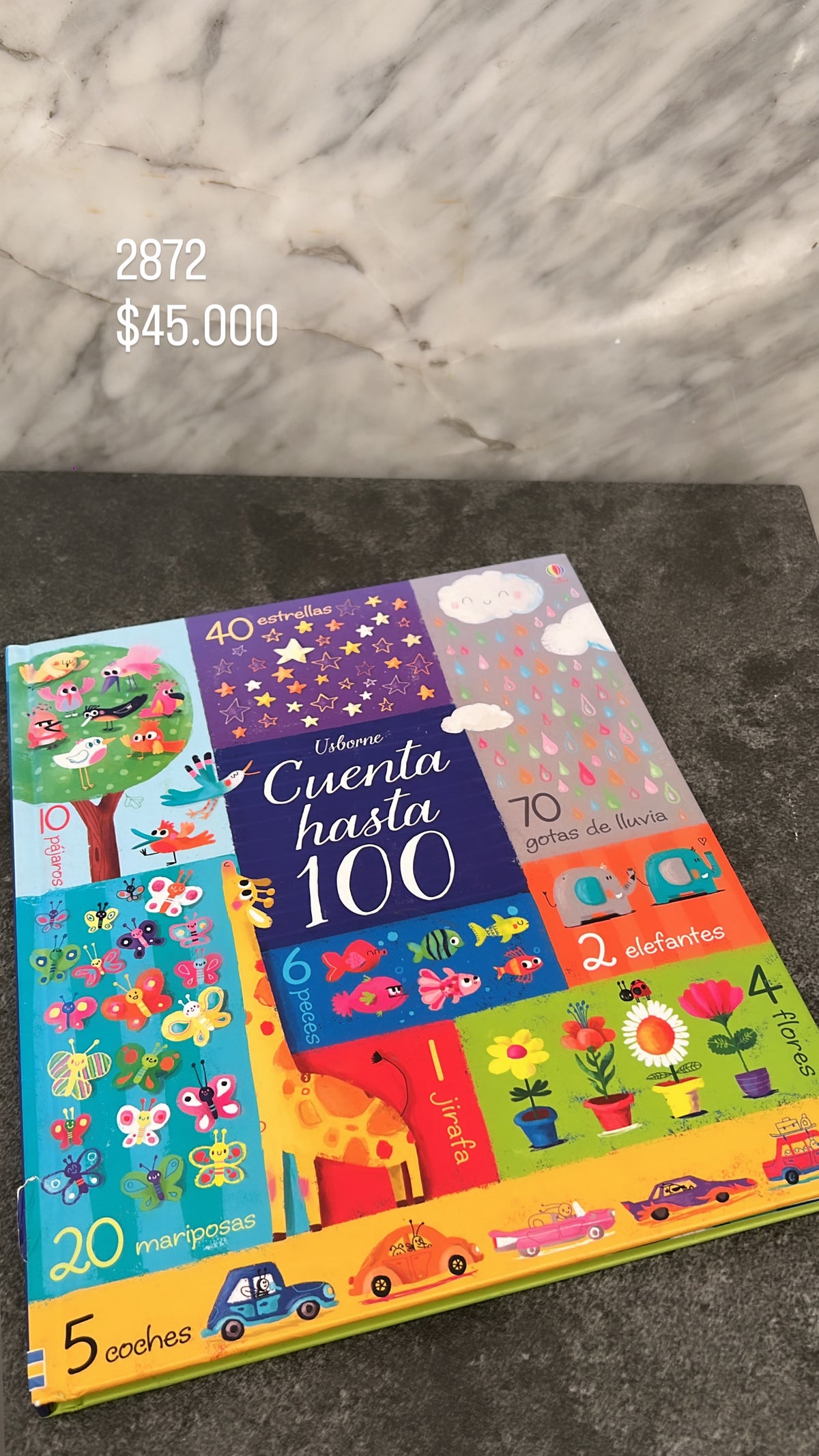 Libro  Color Cuenta Hasta 100