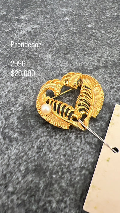Broche Vintage Color Dorado