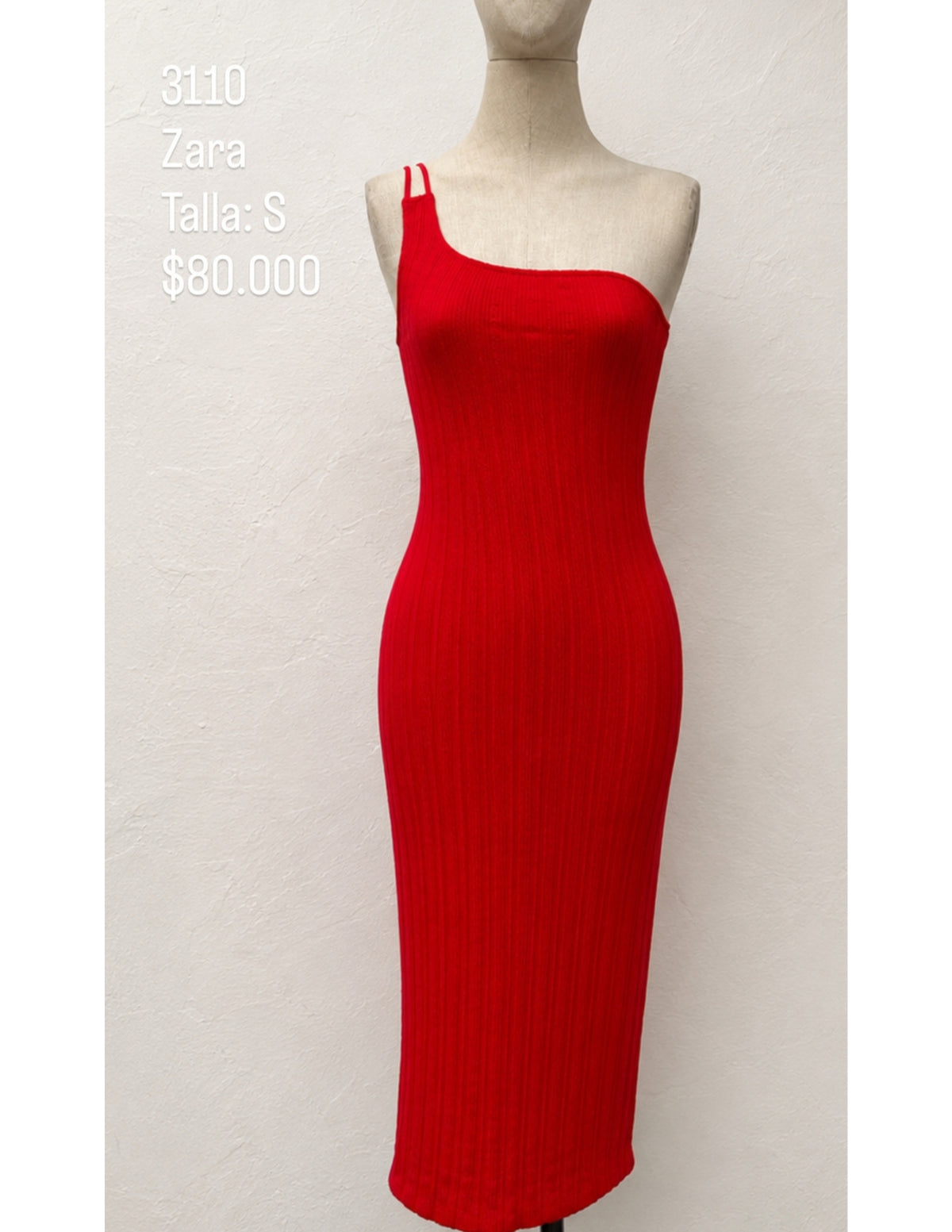 Vestido Zara Color Naranja
