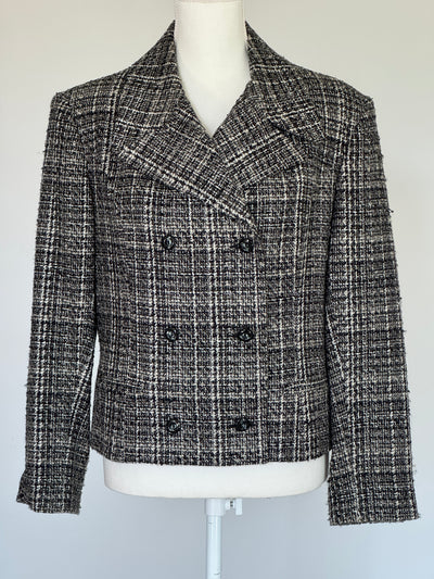 Chaqueta Jordan&Cole Color Tejido Negro Gris