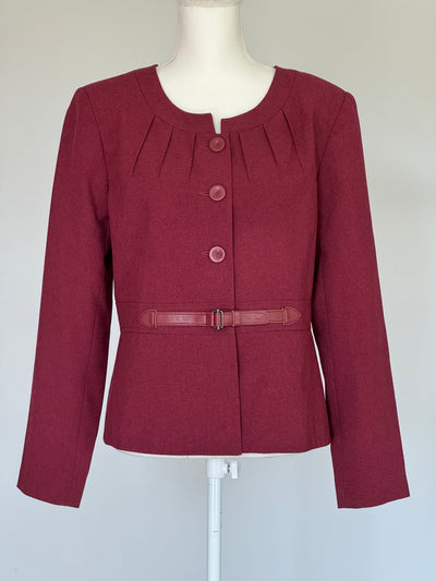 Chaqueta Isabella Color Vino Tinto