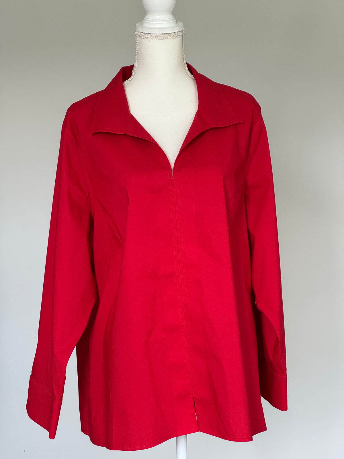Blusa Foxcroft Color Rojo