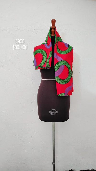 Bufanda Na Color Estampado