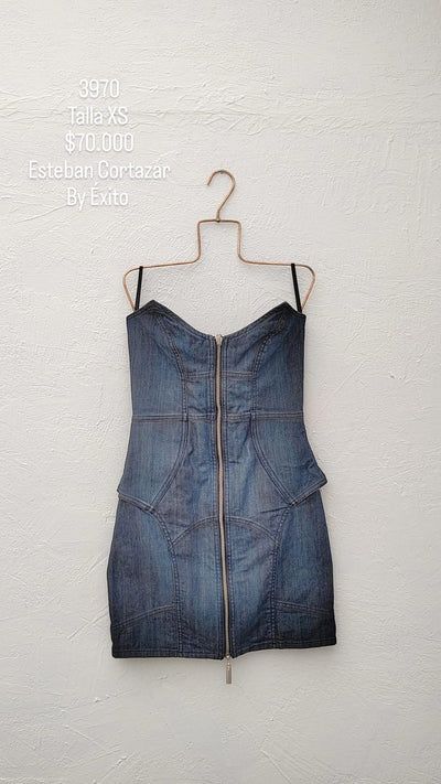 Vestido Esteban Cortazar Color Denim