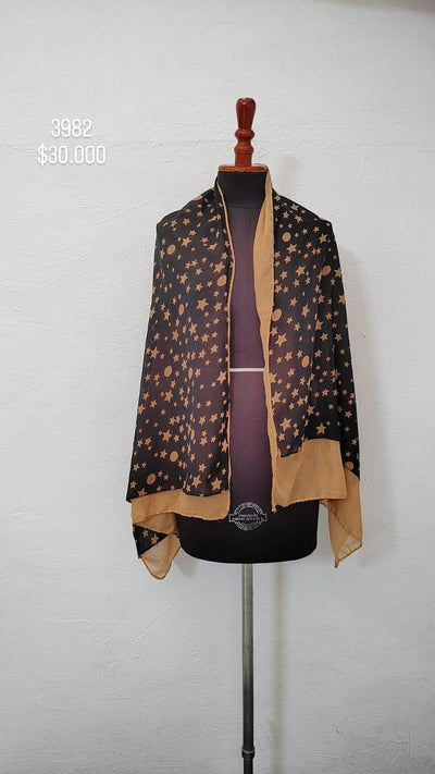 Bufanda Na Color Estrellas