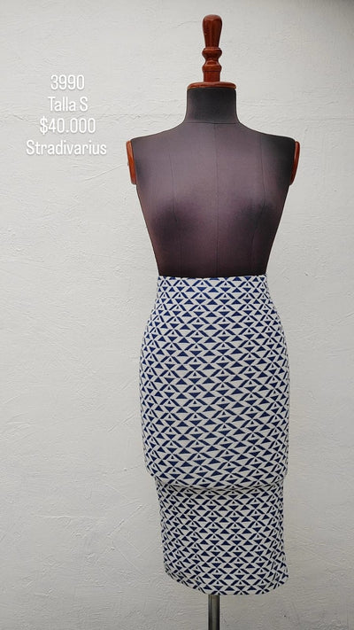 Falda Stradivarius Color Estampado