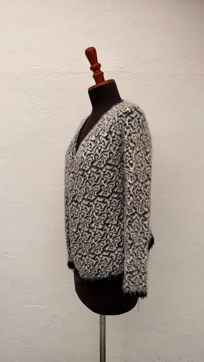 CARDIGAN ANIMAL PRINT TENNIS